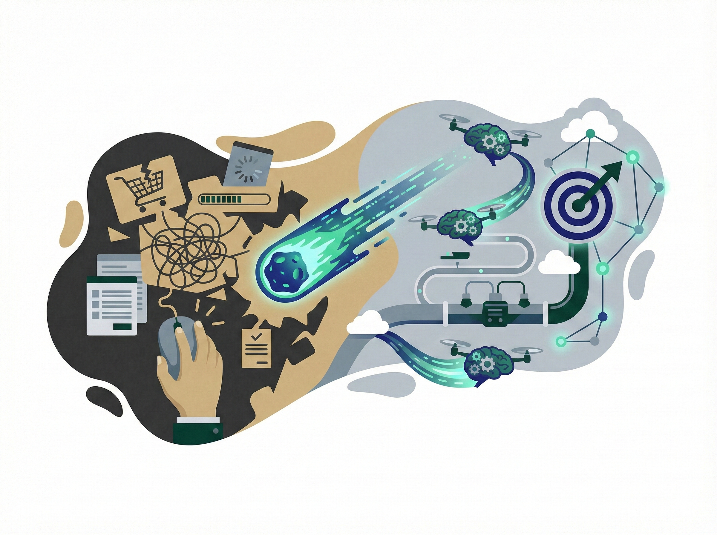 Du clic aux agents IA